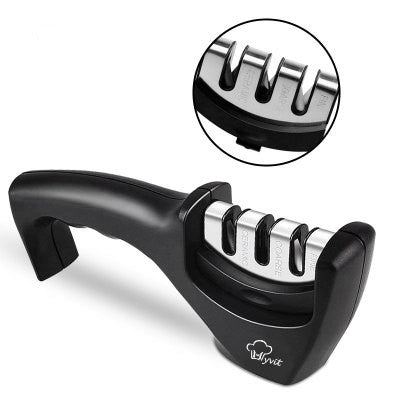 Professional Knife Sharpener - Diamond Tungsten Steel Sharpening Stone for Kitchen Knives