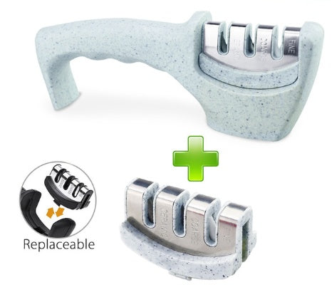 Professional Knife Sharpener - Diamond Tungsten Steel Sharpening Stone for Kitchen Knives