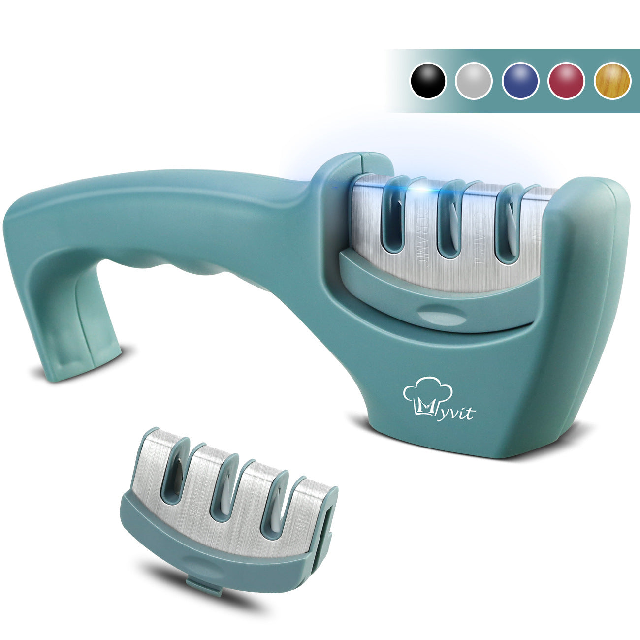 Professional Knife Sharpener - Diamond Tungsten Steel Sharpening Stone for Kitchen Knives