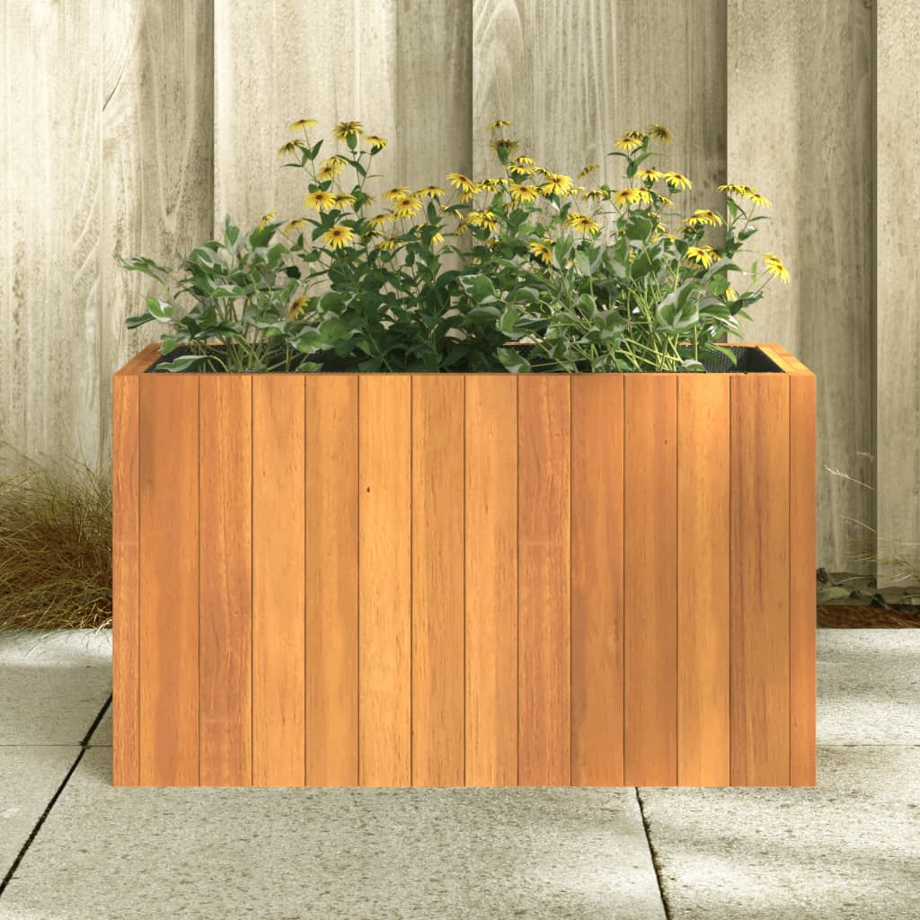 NNEVL Garden Planter 59x27.5x35 cm Solid Wood Acacia-2