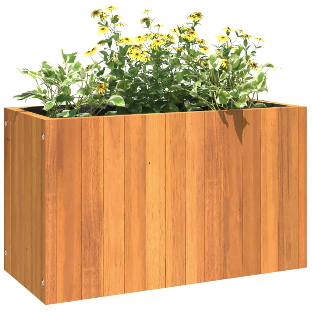 NNEVL Garden Planter 59x27.5x35 cm Solid Wood Acacia-3