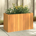 NNEVL Garden Planter 59x27.5x35 cm Solid Wood Acacia-0