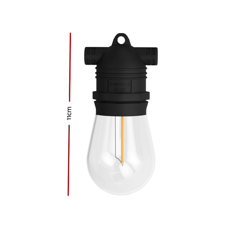 NNEDSZ 50m Festoon Lights Christmas Fairy String Lights Outdoor Party Garden Decor-1