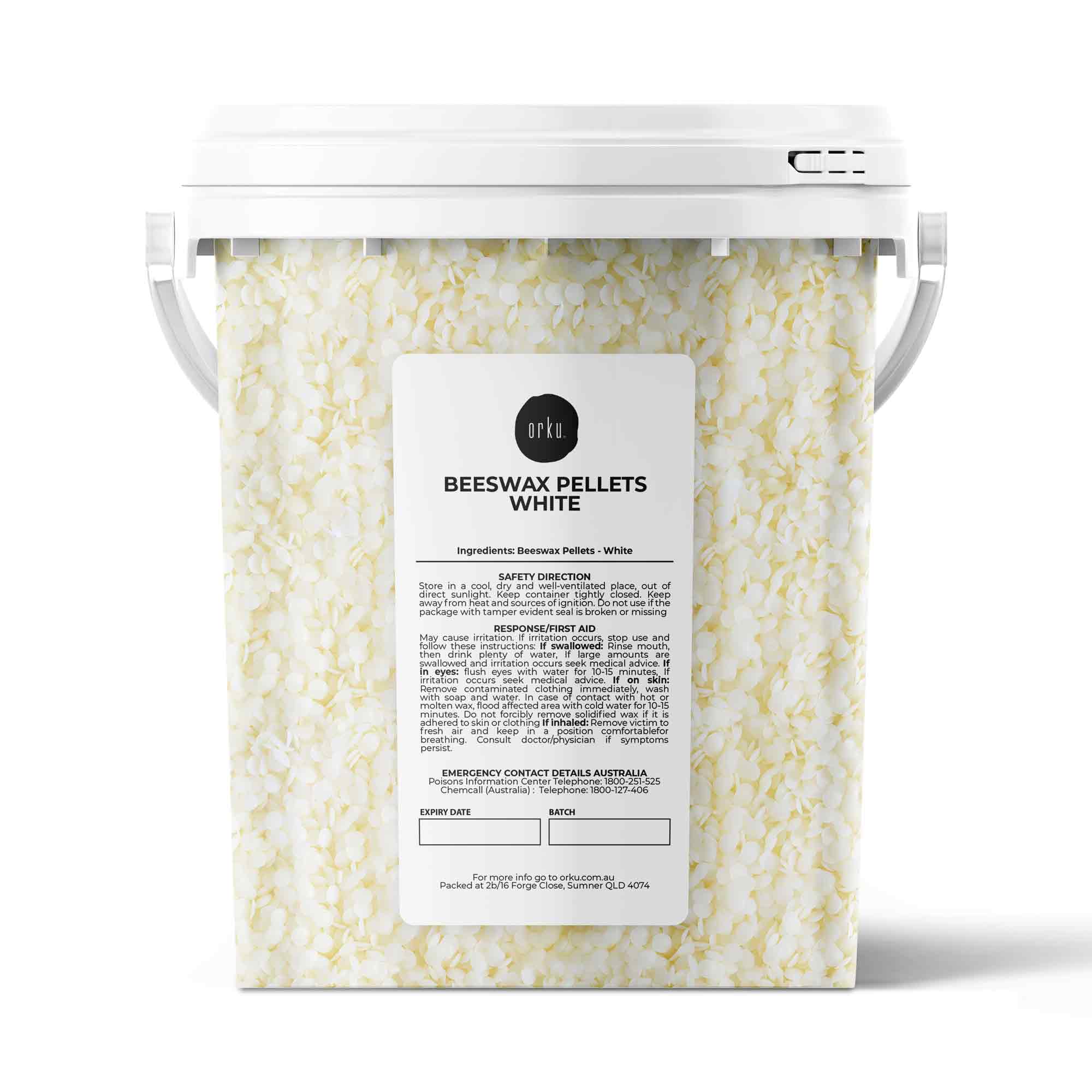NNEDSZ 700g Natural Beeswax Pellets White Tub Pharmaceutical Cosmetic Candle Bees Wax-0