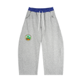 Plaid Waistband Barrel Sweatpants