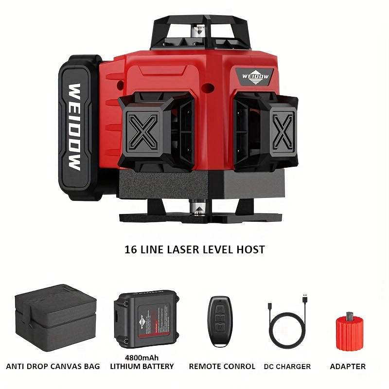 NNETM Laser Level with Rechargeable Battery (4D 16-Line)-3
